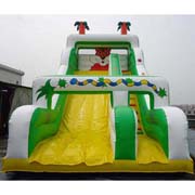Cheap inflatable tiger jungle slides
